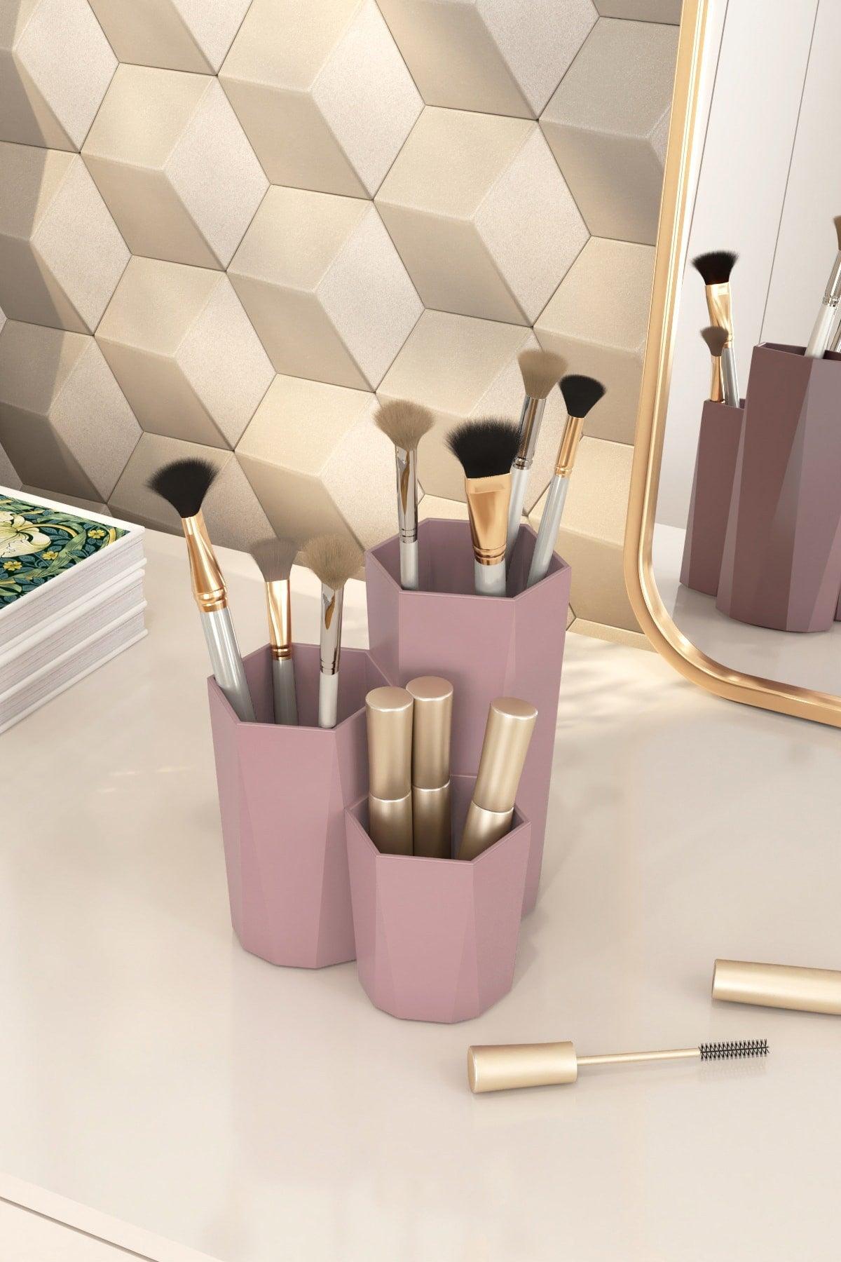 Makeup Organizer And Cosmetic Storage Box Organizer Set of 3 - Swordslife