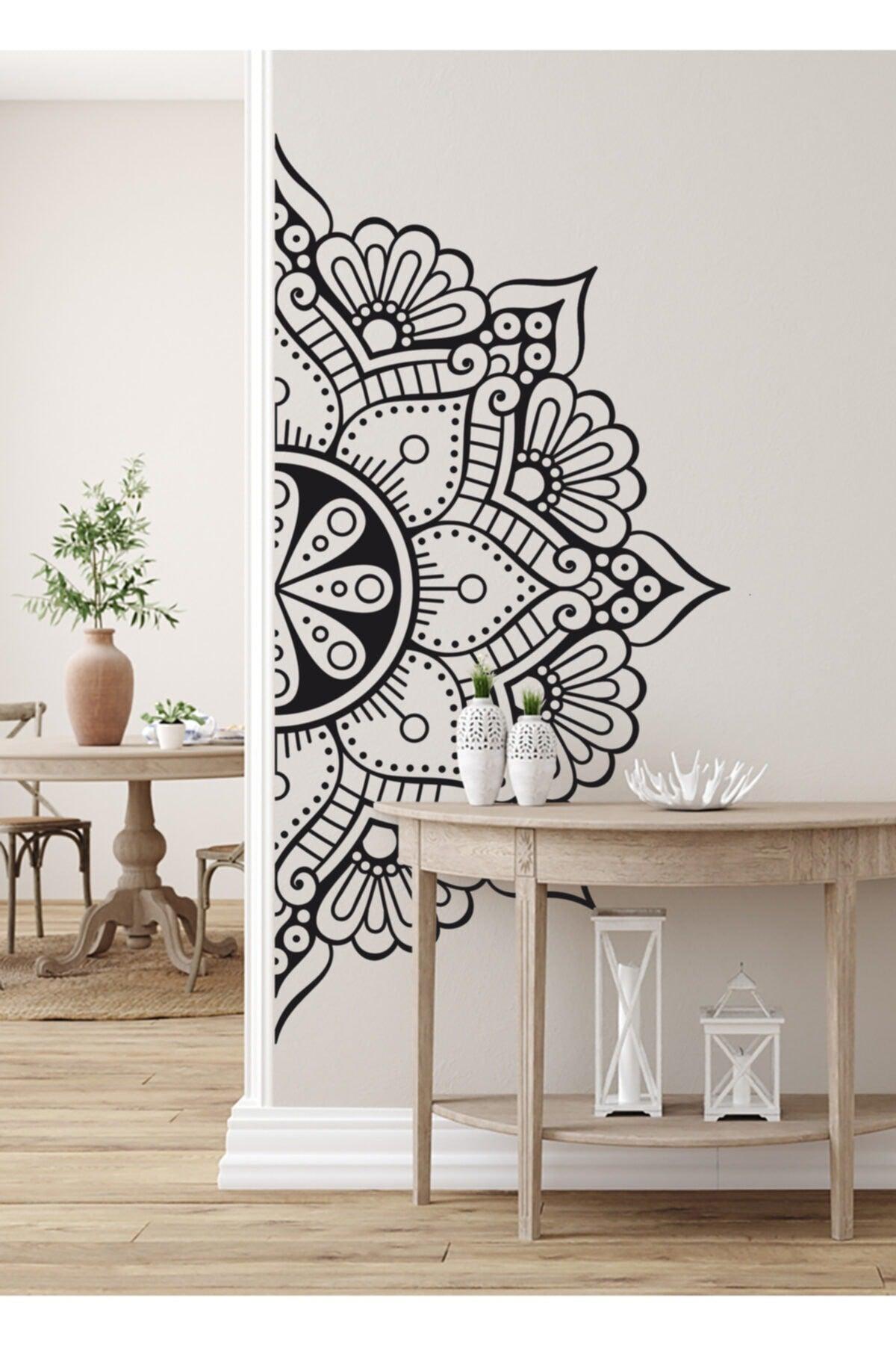 Mandala Flower L Decorative Wall Sticker -