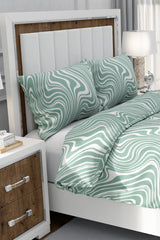 Marble Double Duvet Cover Set Without Bed Sheet - Swordslife