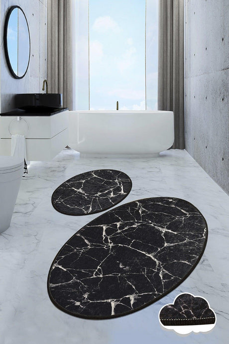 MARBLE Digital 2 LI SET Closet Set Bath Mat Set Carpet - Swordslife