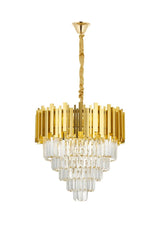 Marcella 50 Yellow Crystal Stone Chandelier - Swordslife