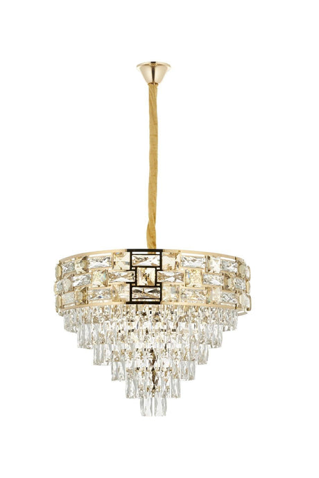 Mariella 60 Yellow Crystal Stone Chandelier - Swordslife