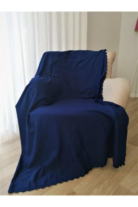 Navy Blue Color Non-Slip Double Sided Sofa Bed