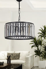 Marinele Glass Chandelier Black Mdrn-45 - Swordslife