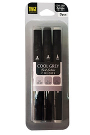 Marker Pen - Set of 3 Cool Gray Colors -