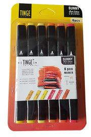 Marker Pen -6 Sunny Color Set - Marker