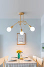Marla Modern Gold Tumbled Color Design Triple Chandelier - Swordslife