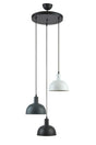 Marley Special Design Modern Sports Decorative Cafe-kitchen Black - White - Anthracite 3 Pcs Suspended Chandelier - Swordslife