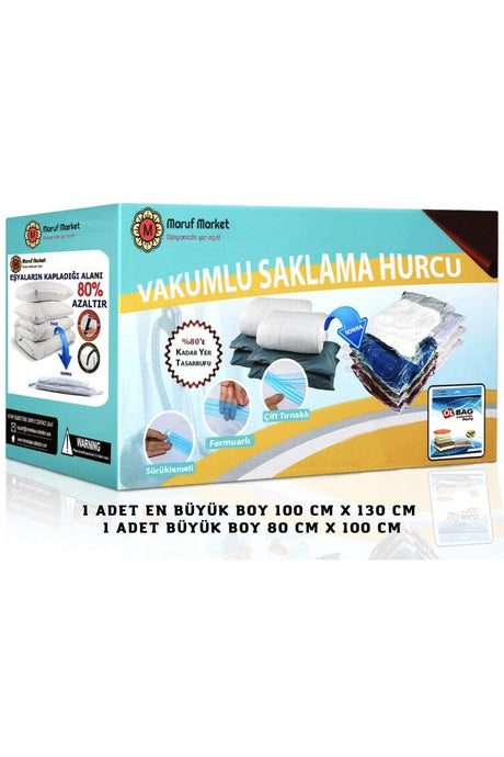 Marufmarket Vacuum Storage Bag 1 pc. Largest Size 1 Pcs. Large Size ( Blanket, Dress, Quilt ) - Swordslife