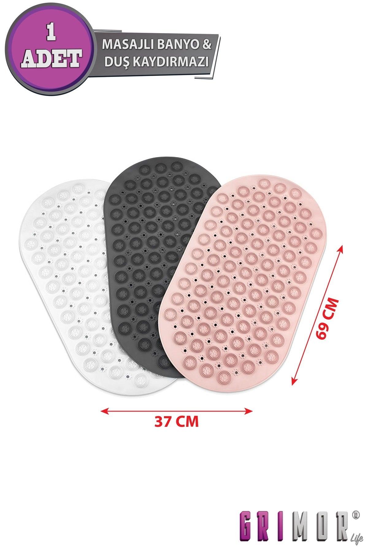 Massage Bath Math Bath & Shower Anti-Slip Gray Color Massage Model - Swordslife