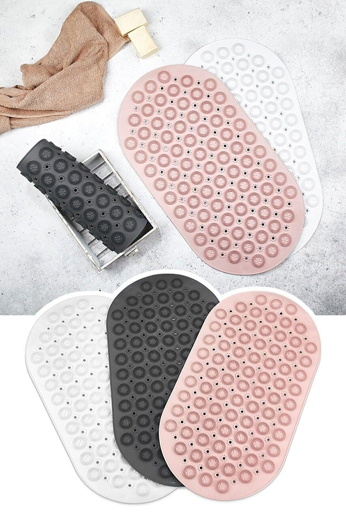Massage Bath Math Bath & Shower Anti-Slip Gray Color Massage Model - Swordslife