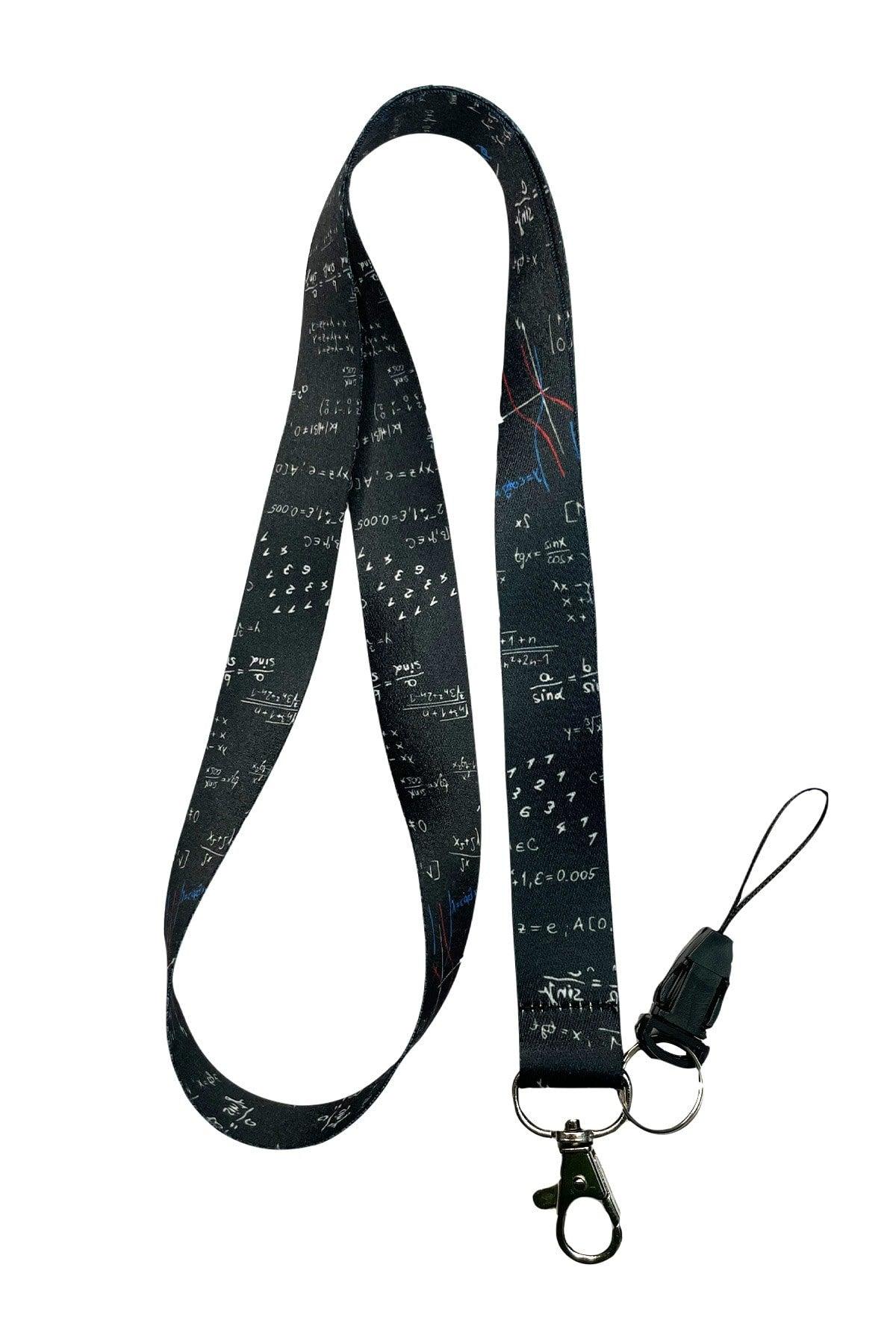 Math Formulas Neck Lanyard Phone Strap