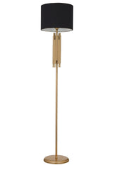 Matisse Black Cap Tumbled Decorative Design Standing Lampshade Lamp Modern Metal Floor Lamp - Swordslife