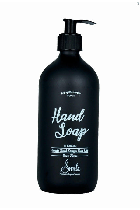 Matte Black Glass Liquid Hand Soap Bottle – 500 Ml (hand Soap) - Swordslife