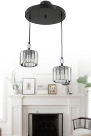 Maya 2 Black Y-10 Stone Chandelier - Swordslife