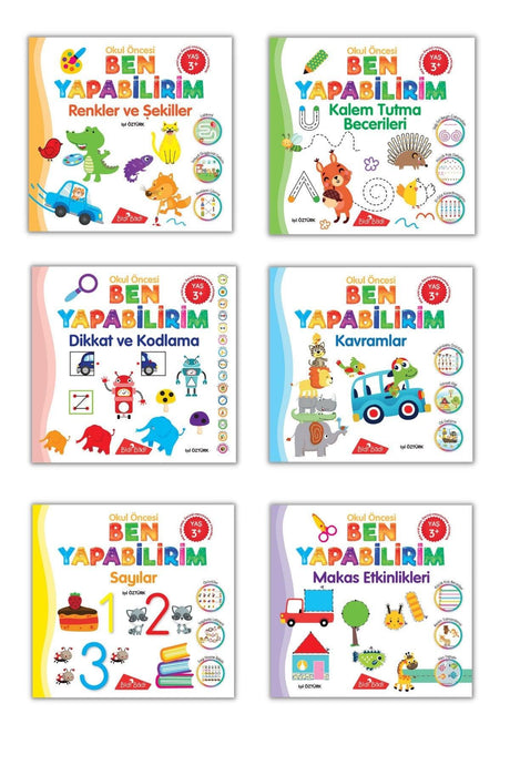 I Can Do Preschool Education Set - 6 Books Over 3 Years Old - Swordslife