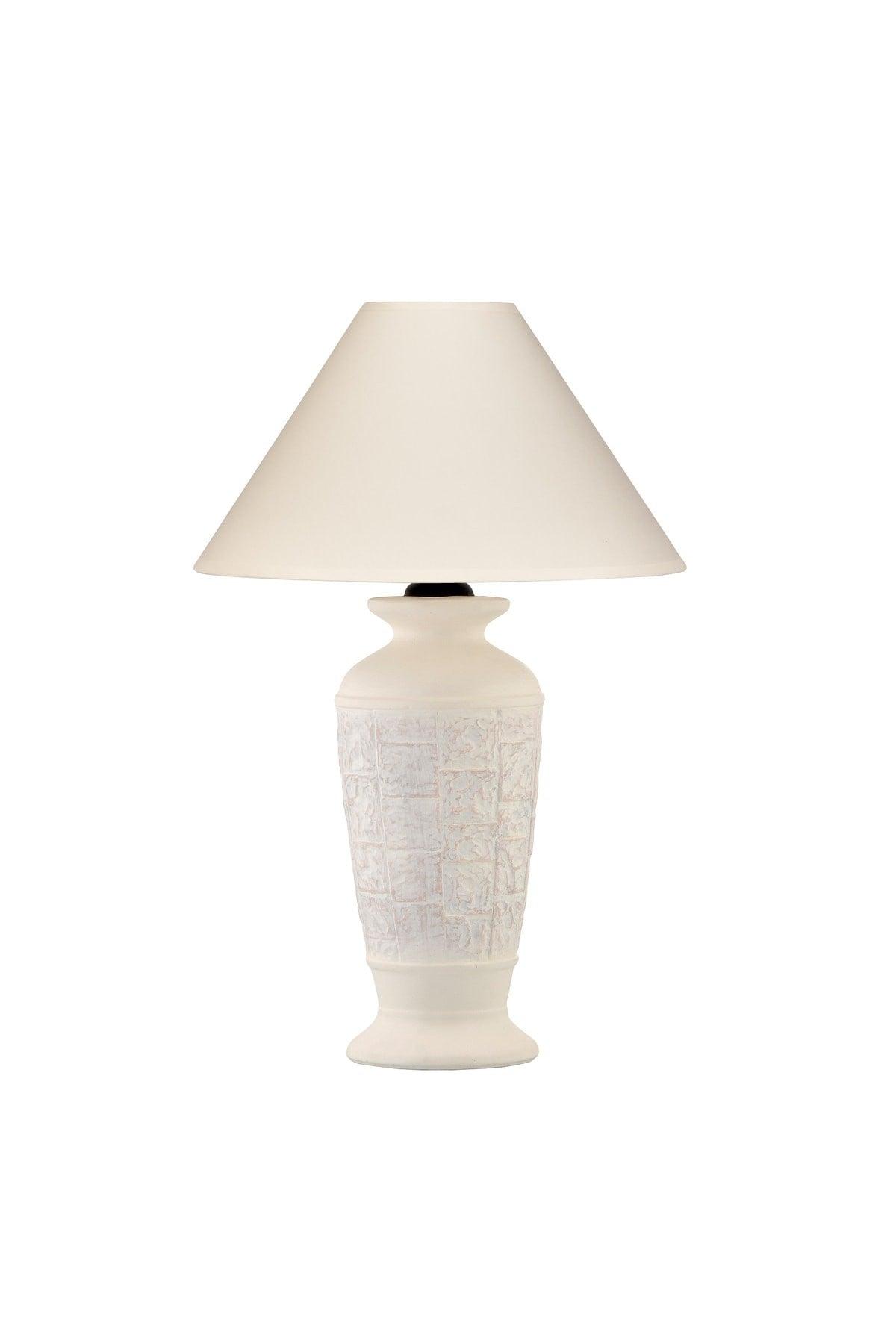 Medium Stone Ceramic Cream Lampshade - Swordslife