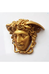 Medusa Gold Wall Statue Decorative Trinket - Swordslife