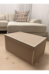 Mega Mehrzweck-Speicherbox, Box Scrap, Box, Organizationary, Spielzeug Box Beige Pattern 40x60x30 - Swordslife