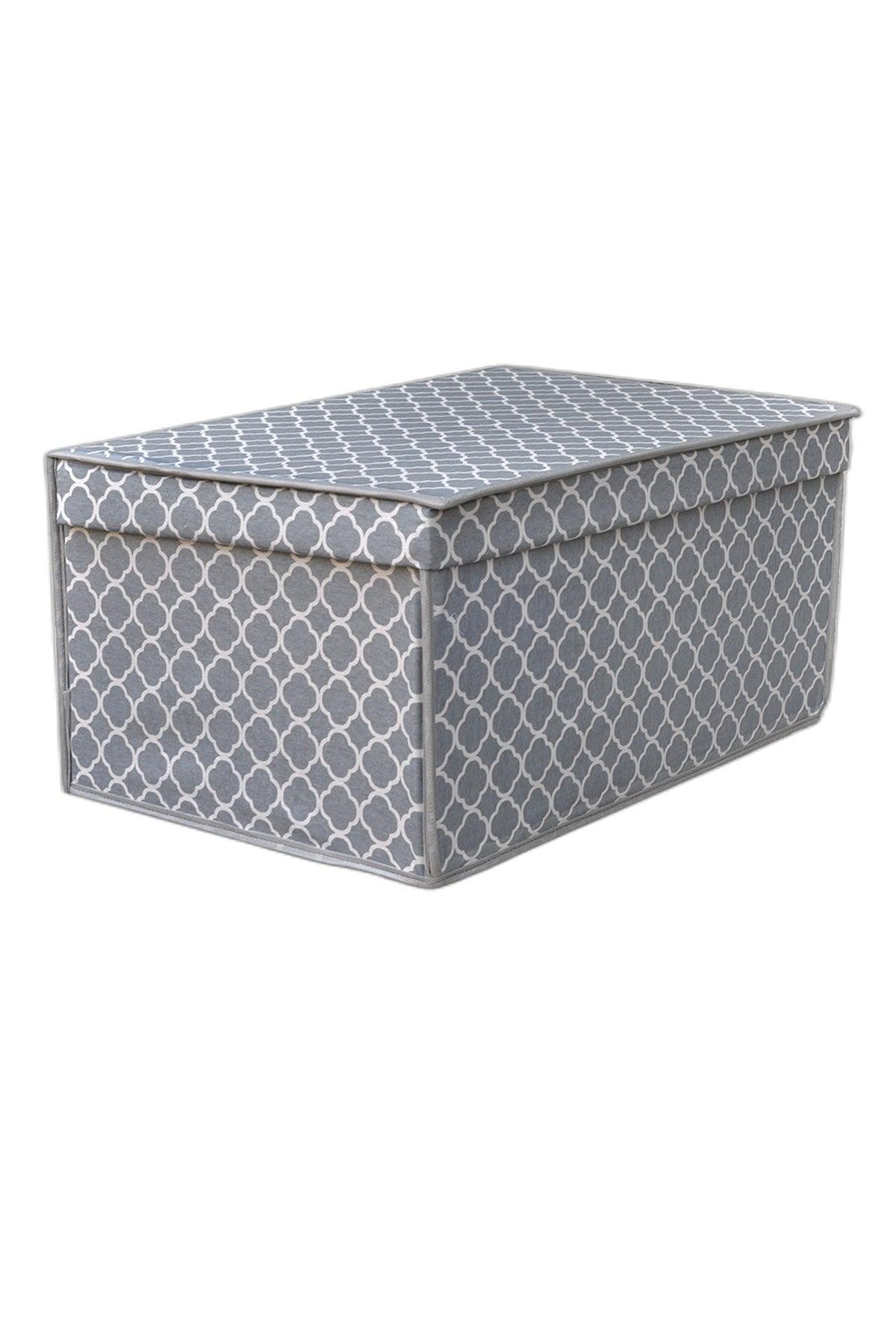 Mega Multi-Purpose Storage Box,box Storage Bag,box,organizer,toy Box Gray Chain Pattern 40x60x30 - Swordslife