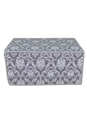Mega Multi-Purpose Storage Box, box Storage Bag, box, organizer, toy Box Gray Motif Pattern 40x60x30 - Swordslife