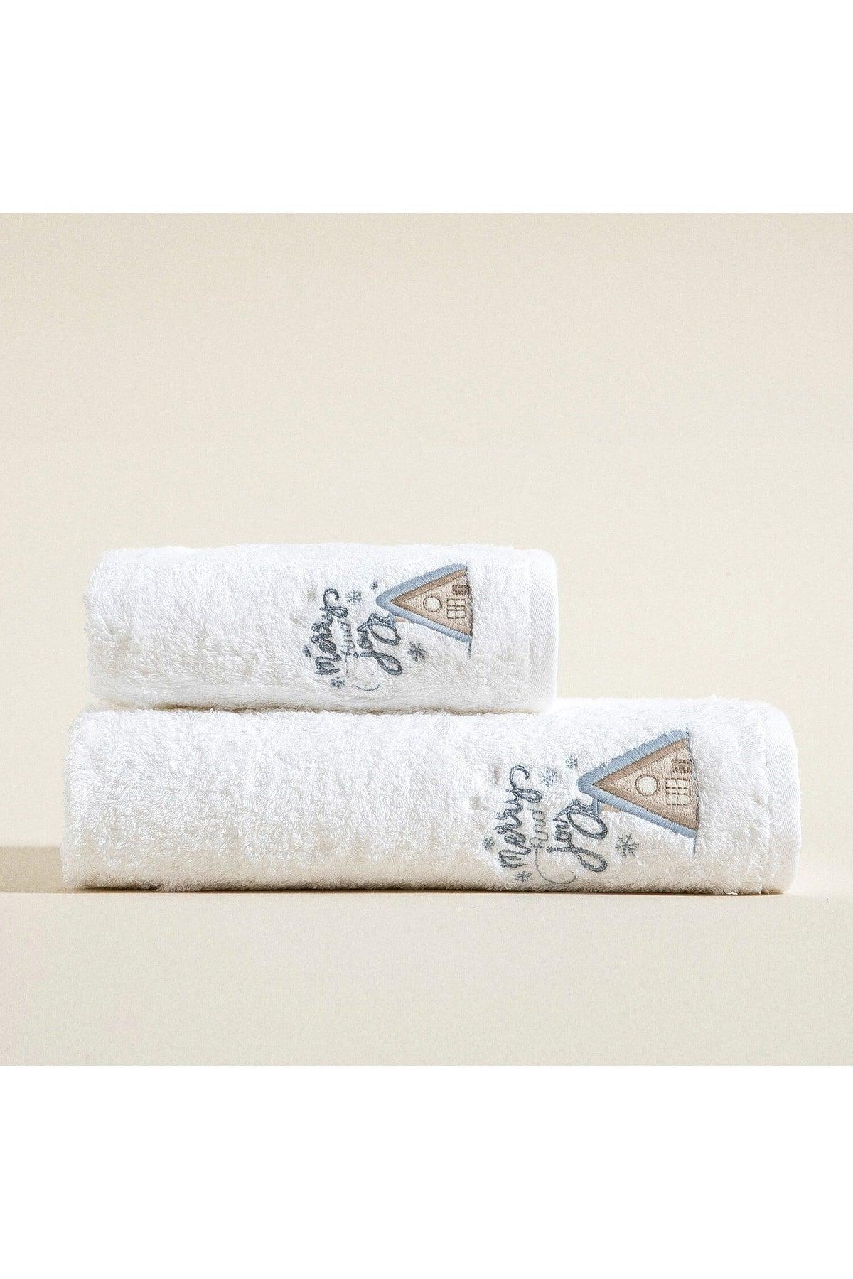 Merry Face Towel 50x90 Cm White - Swordslife
