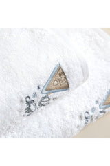 Merry Hand Towel 30x50 Cm White - Swordslife