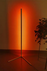 Metal Corner Night Light Multi Color Light Decorative Led Floor Lamp Full Rgb Feature White Case - Swordslife