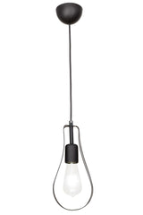 Metal Pear Single Black Chandelier - Swordslife