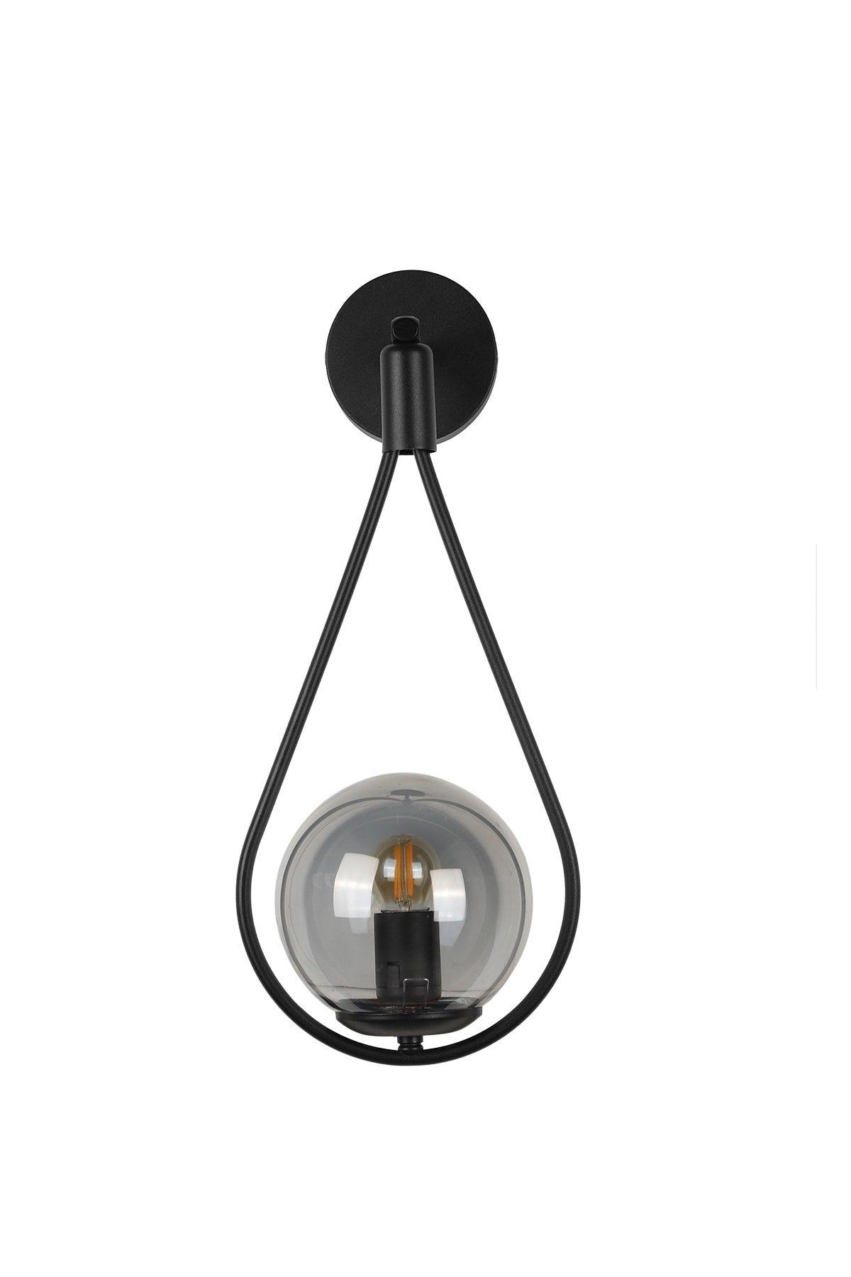 Mexican Sconce Black Smoked Glass - Swordslife