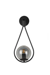 Mexican Sconce Black Smoked Glass - Swordslife