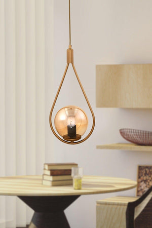 Mexico Single Tumbled Honey Globe Glass - Swordslife