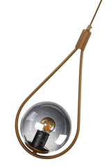 Mexico Single Tumbled Smoked Globe Glass - Swordslife