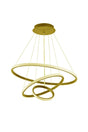 Meyz Gold Case Led Triple Chandelier - Swordslife