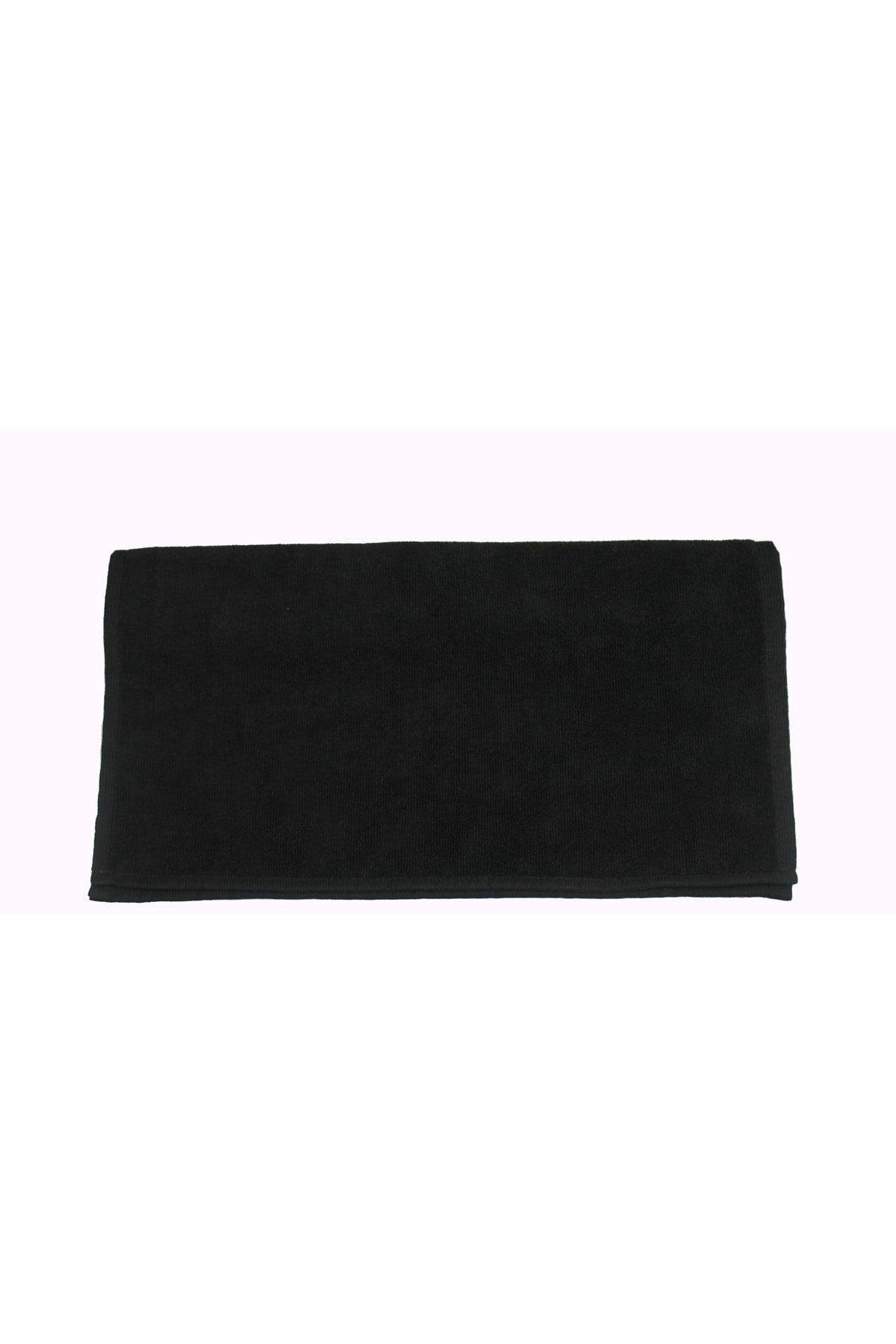 Microfiber 50 X 90 Cm. Black Sports Towel Hand