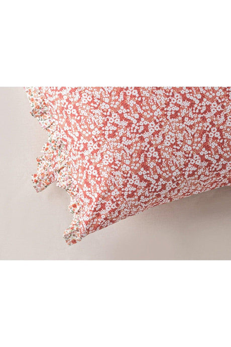 Midsummer Blossom Cotton 2-Pack Pillowcase 50x70 Cm Pomegranate Flower - Swordslife