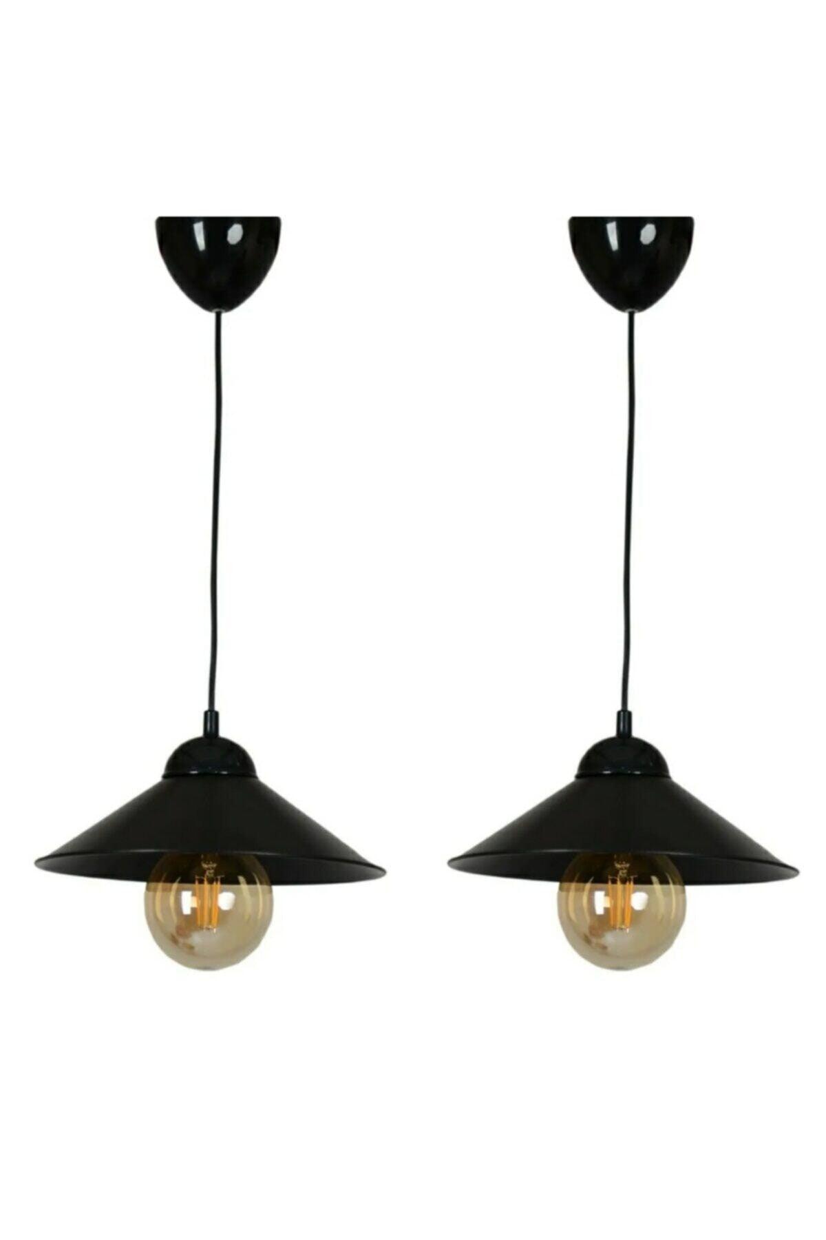 Milano Classic Hat Authentic Stylish Design Decorative Guaranteed Black 2 Pieces Single Pendant Chandelier - Swordslife