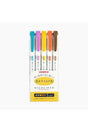 Mildliner Double-Sided Marking Pen 5 Pcs