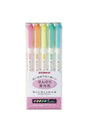 Mildliner Double-Sided Marking Pen 5 Pcs