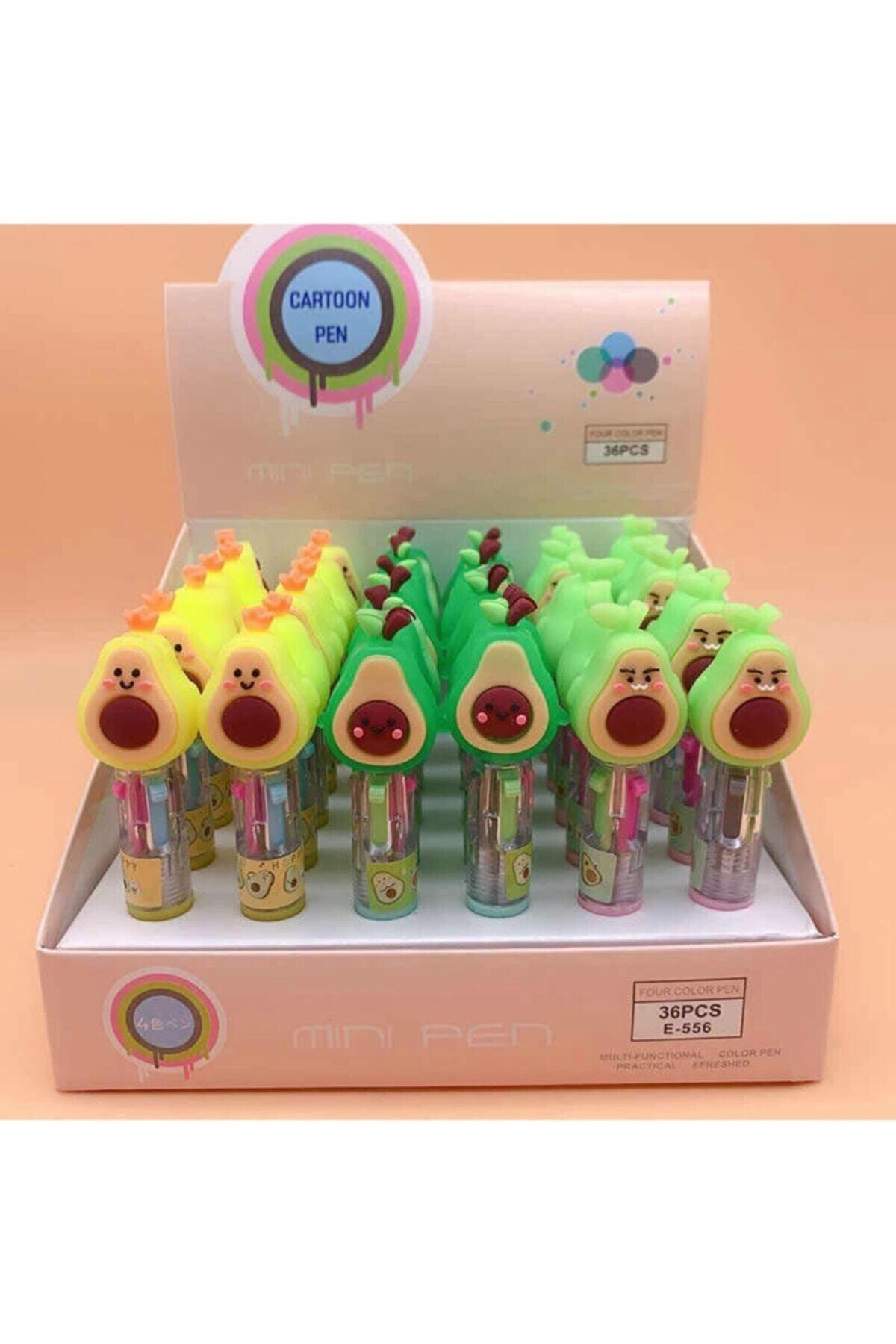 Mini Avocado 4 Color Ballpoint Pen - Multi