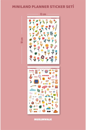 Miniland Planner Sticker Set 530 Pieces -