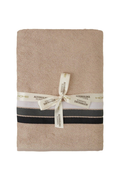 Mink 100% Cotton Patterned Bath Towel 70x140