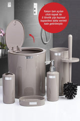 Mink Round 5 Pcs Bathroom Set