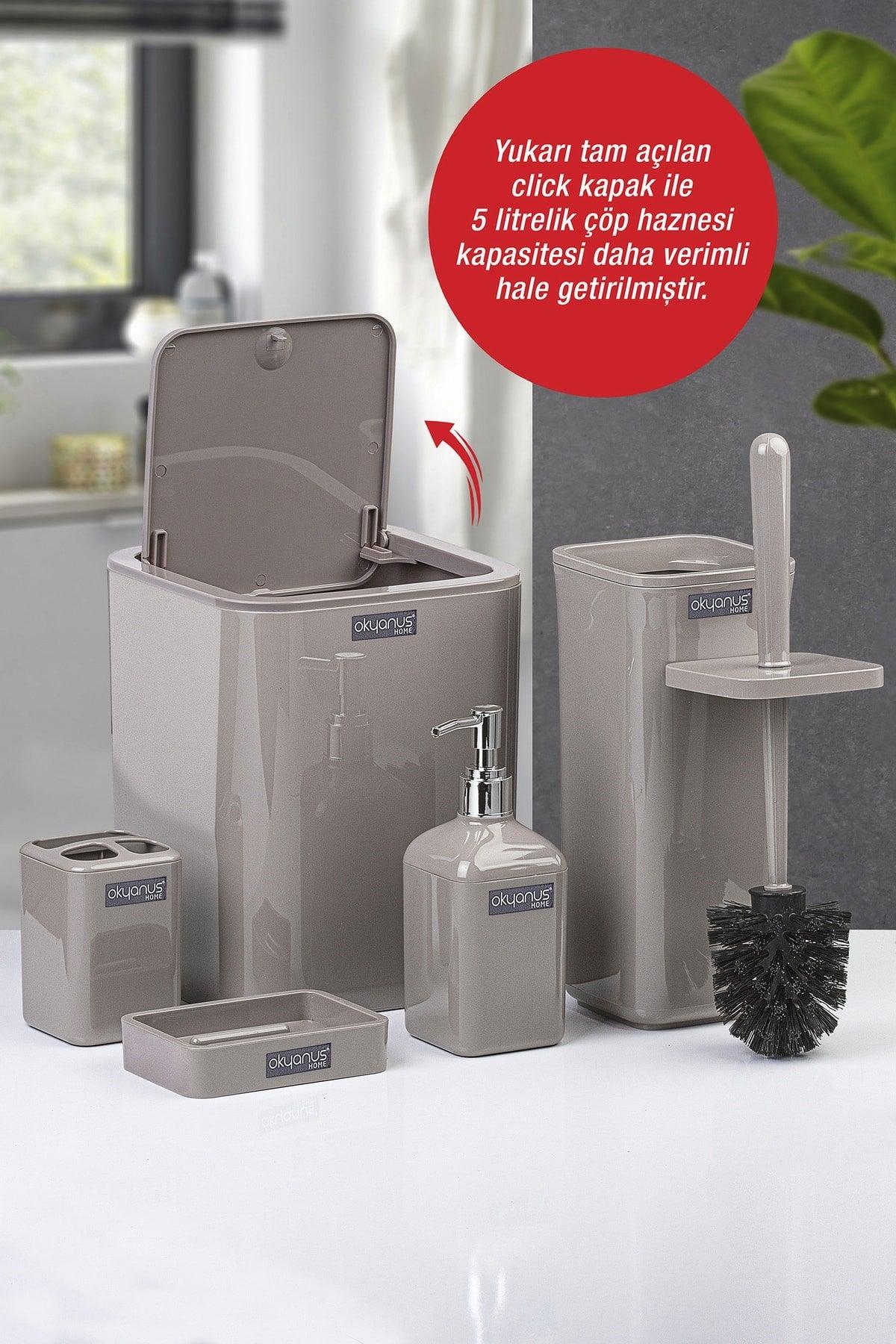 Mink Square Bathroom Set of 5 - Swordslife