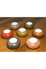Mira Collection Wooden Candle Holder Set of Seven Decorative Scented - Swordslife