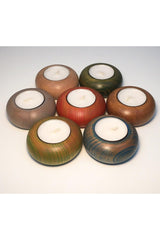 Mira Collection Wooden Candle Holder Set of Seven Decorative Scented - Swordslife
