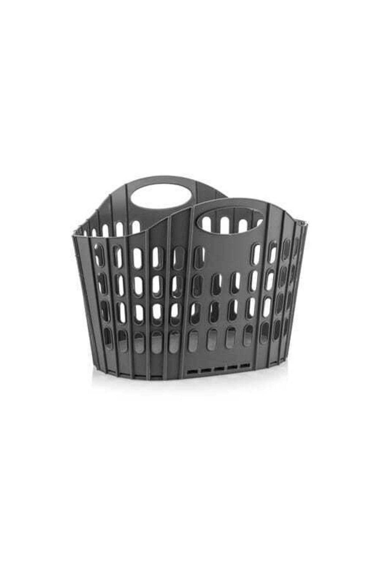 Miracle 38 Liter Collapsible Laundry, Picnic, Toy Basket Organizer Anthracite - Swordslife