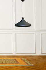 Modern Black Metal Inside Black Single Pendant Chandelier - Swordslife