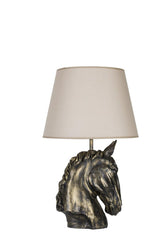 Modern Design Horse Lampshade Gold Beige qdecat009 - Swordslife