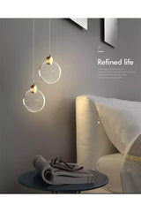Modern Elegance Luxury Pendant Lamp Crystal Glass Led Chandelier Gold Yellow 2 Pcs Set Price - Swordslife